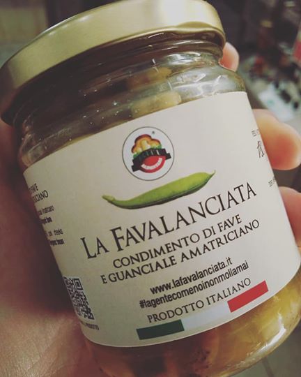 condimento fave e guanciale amatriciano